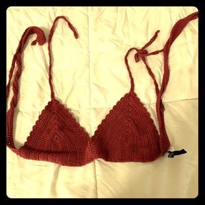 Urban outfitters crocheted top